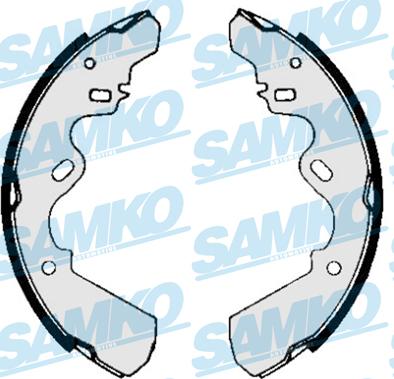 Samko 85820 - Brake Shoe Set www.autospares.lv