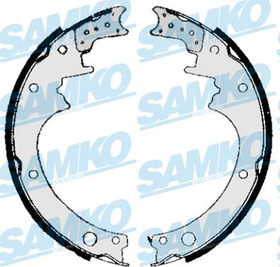 Samko 85200 - Bremžu loku komplekts www.autospares.lv