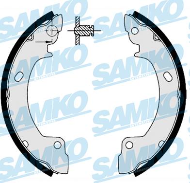 Samko 86410 - Bremžu loku komplekts www.autospares.lv