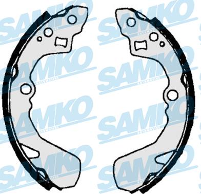 Samko 86430 - Bremžu loku komplekts www.autospares.lv