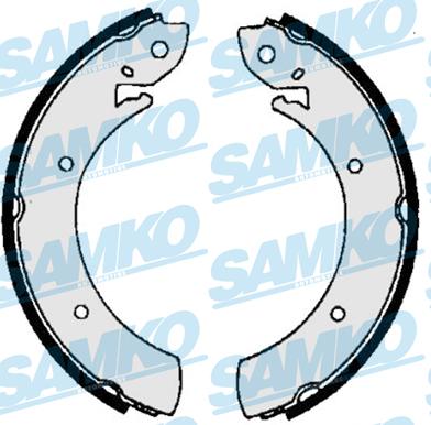 Samko 86070 - Brake Shoe Set www.autospares.lv