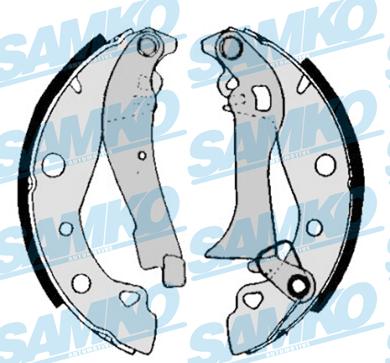 Samko 80020 - Bremžu loku komplekts www.autospares.lv