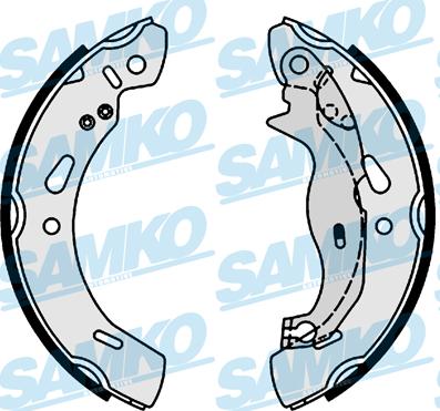 Samko 81004 - Brake Shoe Set www.autospares.lv