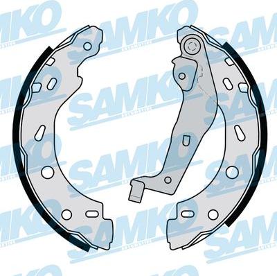 Samko 81191 - Комплект тормозных колодок, барабанные www.autospares.lv