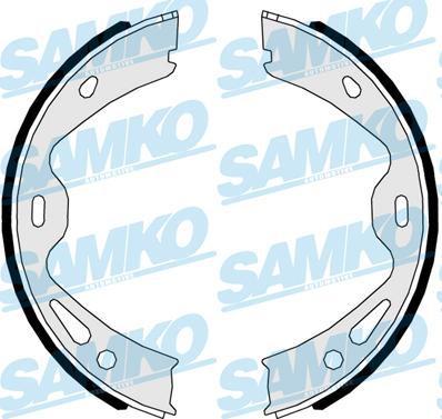 Samko 81119 - Bremžu loku komplekts www.autospares.lv