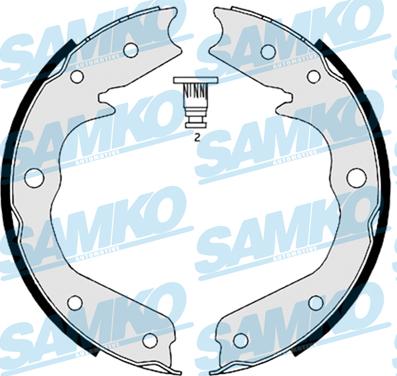 Samko 88970 - Bremžu loku komplekts www.autospares.lv