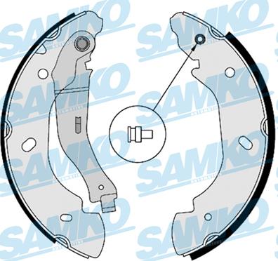 Samko 88580 - Bremžu loku komplekts autospares.lv