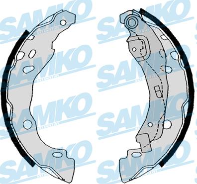 Samko 88630 - Brake Shoe Set www.autospares.lv