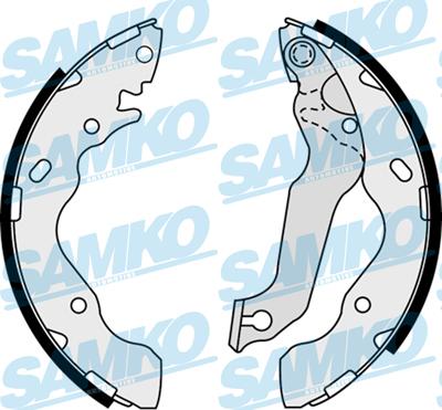 Samko 88015 - Brake Shoe Set www.autospares.lv