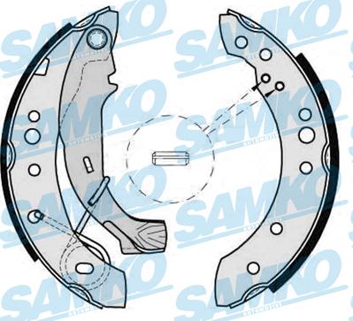 Samko 88150 - Brake Shoe Set www.autospares.lv