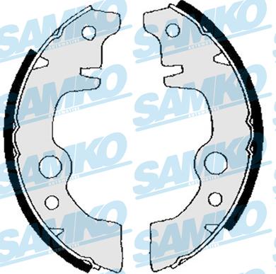 Samko 83010 - Brake Shoe Set www.autospares.lv