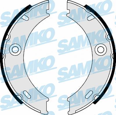 Samko 87970 - Brake Shoe Set www.autospares.lv