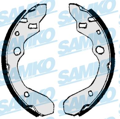 Samko 87010 - Bremžu loku komplekts www.autospares.lv