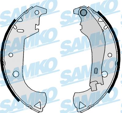 Samko 87810 - Brake Shoe Set www.autospares.lv