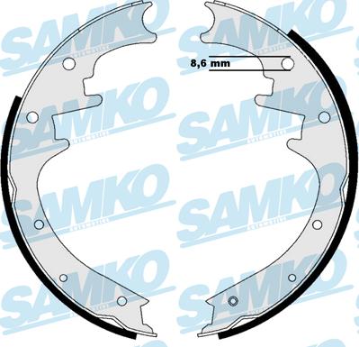 Samko 87205 - Bremžu loku komplekts www.autospares.lv