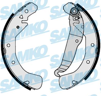 Samko 87200 - Brake Shoe Set www.autospares.lv