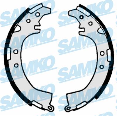 Samko 87230 - Bremžu loku komplekts www.autospares.lv