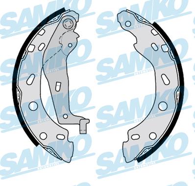 Samko 87750 - Комплект тормозных колодок, барабанные www.autospares.lv