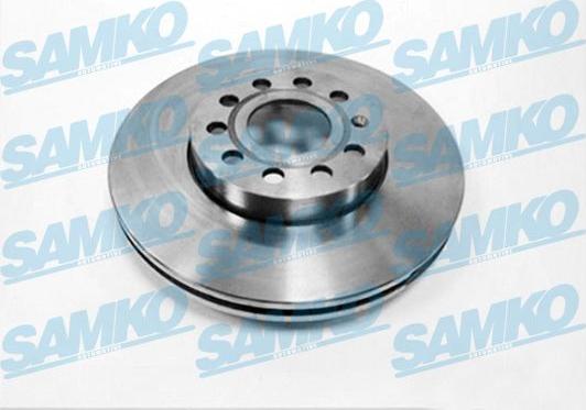 Samko A1002V - Тормозной диск www.autospares.lv