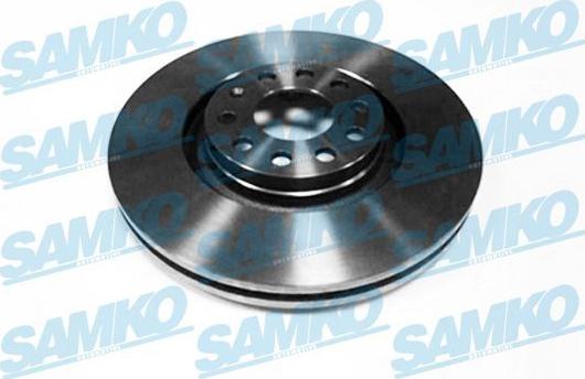 Samko A1028V - Тормозной диск www.autospares.lv