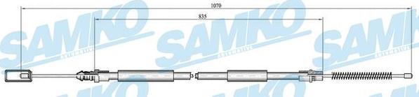 Samko C0694B - Trose, Stāvbremžu sistēma www.autospares.lv