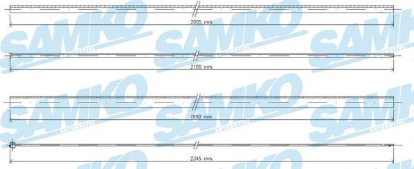 Samko C0036A - Akseleratora trose www.autospares.lv