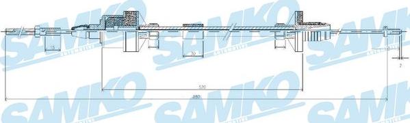 Samko C0122C - Trose, Sajūga pievads www.autospares.lv