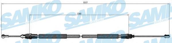 Samko C0748B - Trose, Stāvbremžu sistēma www.autospares.lv