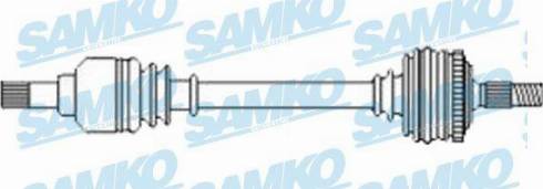 Samko DS52448 - Piedziņas vārpsta www.autospares.lv