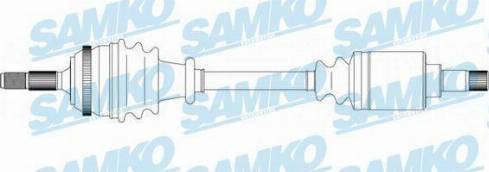 Samko DS16181 - Piedziņas vārpsta www.autospares.lv