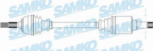 Samko DS16175 - Piedziņas vārpsta www.autospares.lv