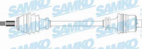 Samko DS39013 - Piedziņas vārpsta www.autospares.lv