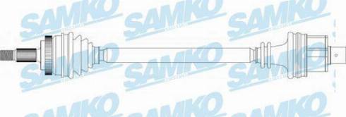 Samko DS39117 - Piedziņas vārpsta www.autospares.lv