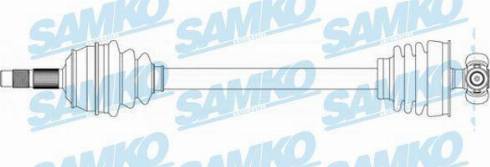 Samko DS20072 - Piedziņas vārpsta www.autospares.lv