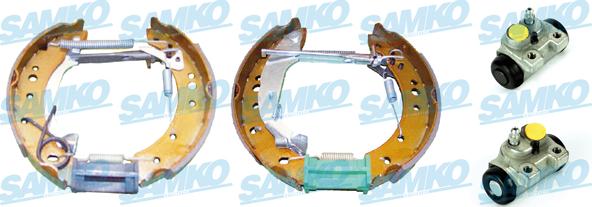 Samko KEG518 - Brake Shoe Set www.autospares.lv