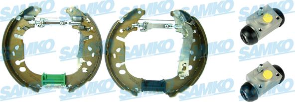 Samko KEG625 - Brake Shoe Set www.autospares.lv