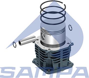 Sampa 096.920 - Cilindra čaula, Gaisa kompresors www.autospares.lv