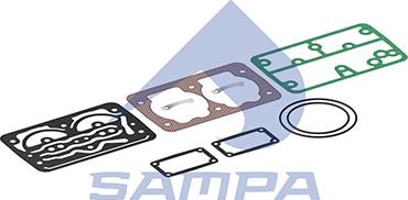 Sampa 096.761 - Blīvju komplekts, Lameļu ventilis www.autospares.lv