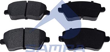 Sampa 092.546 - Brake Pad Set, disc brake www.autospares.lv