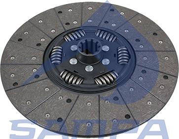 Sampa 046.199 - Диск сцепления, фрикцион www.autospares.lv