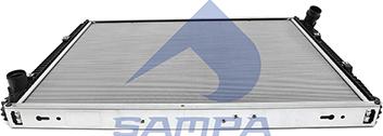 Sampa 046.295 - Radiators, Motora dzesēšanas sistēma www.autospares.lv