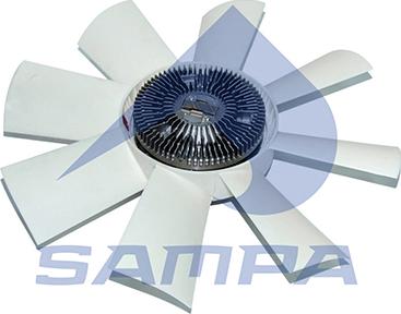 Sampa 041.411 - Ventilators, Motora dzesēšanas sistēma www.autospares.lv