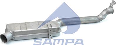 Sampa 041.375 - Izplūdes caurule www.autospares.lv