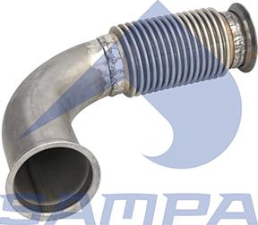 Sampa 054.109 - Izplūdes caurule www.autospares.lv