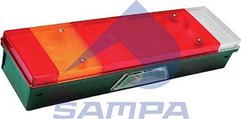 Sampa 054.205 - Aizmugurējais lukturis www.autospares.lv