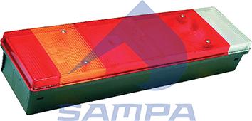 Sampa 054.206 - Aizmugurējais lukturis www.autospares.lv