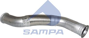 Sampa 050.461 - Gofrēta caurule, Izplūdes gāzu sistēma www.autospares.lv