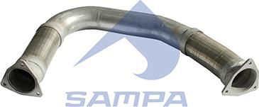 Sampa 050.471 - Gofrēta caurule, Izplūdes gāzu sistēma www.autospares.lv