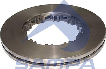 Sampa 050.390 - Bremžu diski www.autospares.lv