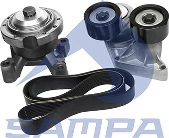 Sampa 050.723 - Ķīļrievu siksnu komplekts www.autospares.lv